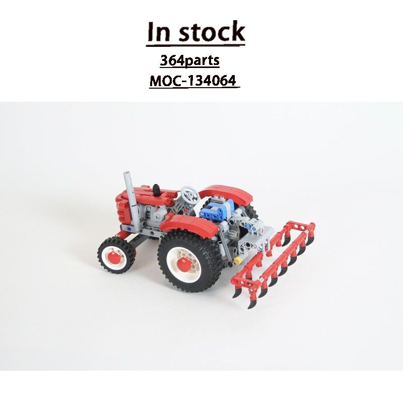 Urban Farming Model - MOC-134064 Urban Farm Agricultural Retro Tractor