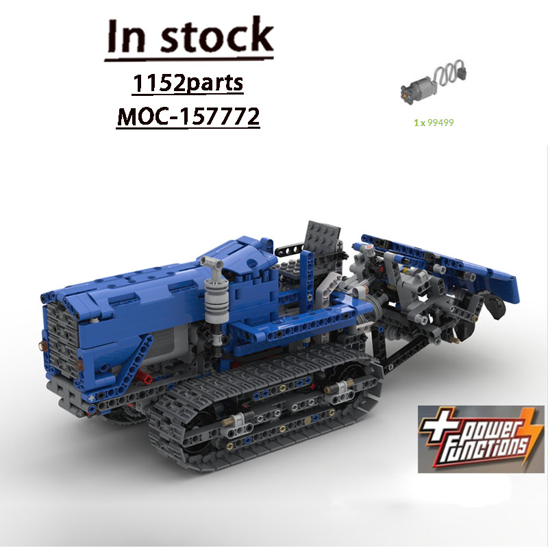 Urban Farming Model - MOC-157772 Urban Farm Agricultural Crawler Tractor