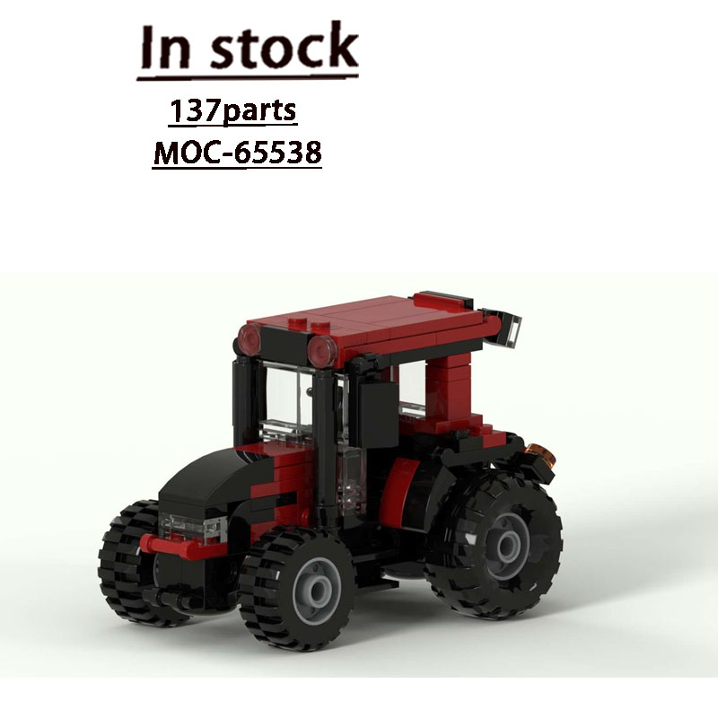 Urban Farming Model - MOC-65538 Urban Farm Agricultural Retro Tractor