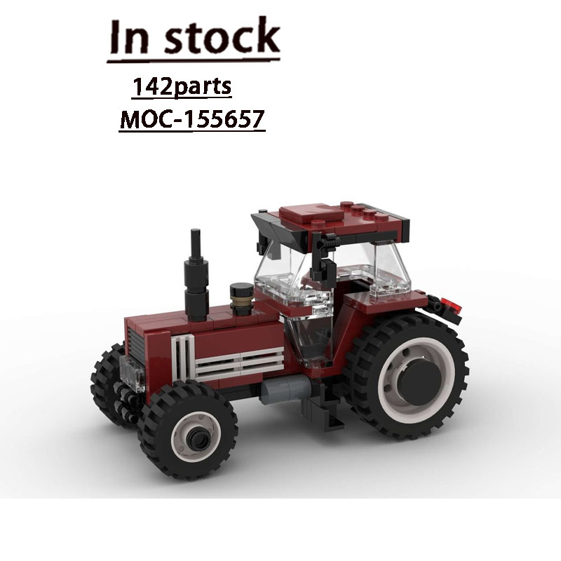 Urban Farming Model - MOC-155657 Urban Farm Agricultural Retro Tractor