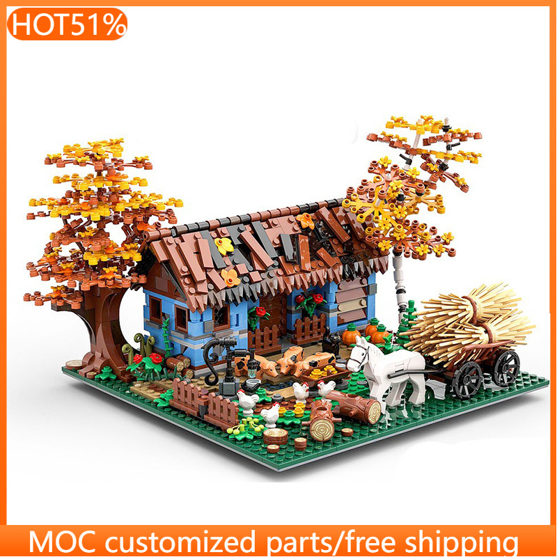 Urban Farming House - 1120 PCS Urban Old Farm House