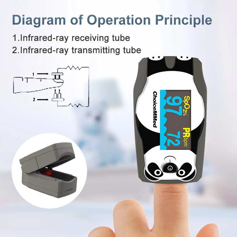 ChoiceMMed Pediatric Finger Pu - đánh giá và giá Do Oxygen Meter
