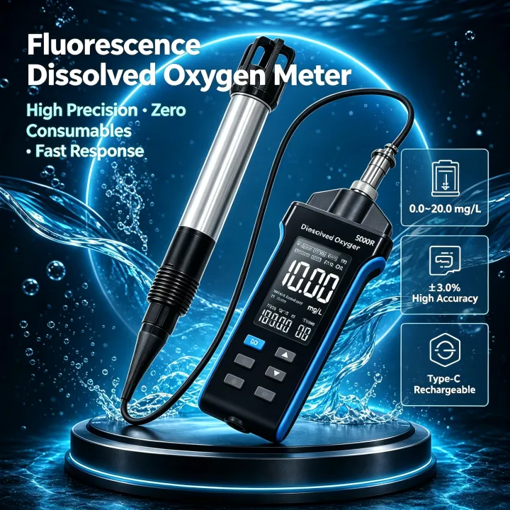 HoldPeak Fluorescence Dissolve - đánh giá và giá Do Oxygen Meter