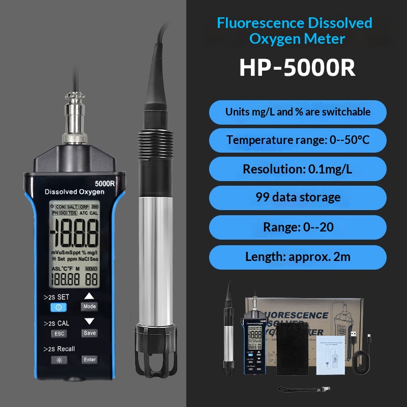 HoldPeak Fluorescence Dissolve - đánh giá và giá Do Oxygen Meter