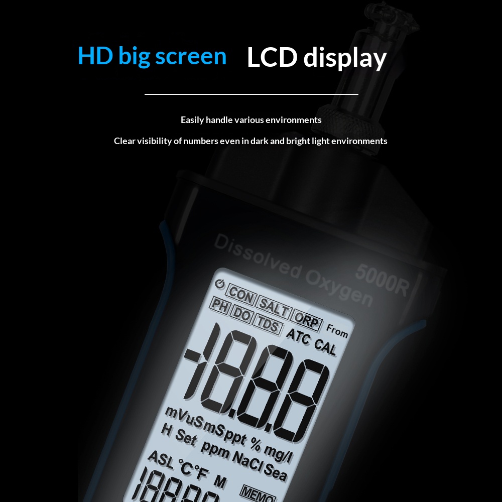 HoldPeak Fluorescence Dissolve - đánh giá và giá Do Oxygen Meter