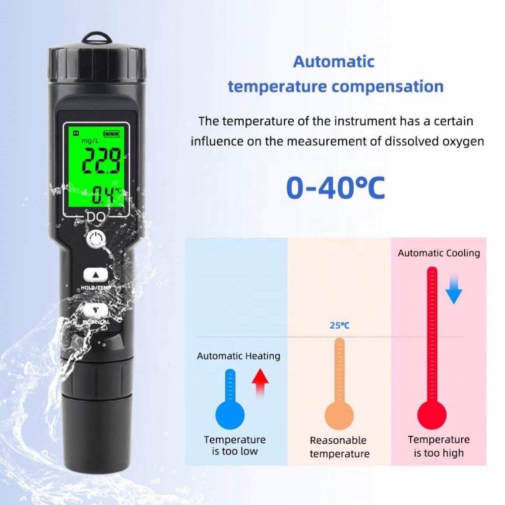 Portable Dissolved Oxygen 0-30 - đánh giá và giá Do Oxygen Meter