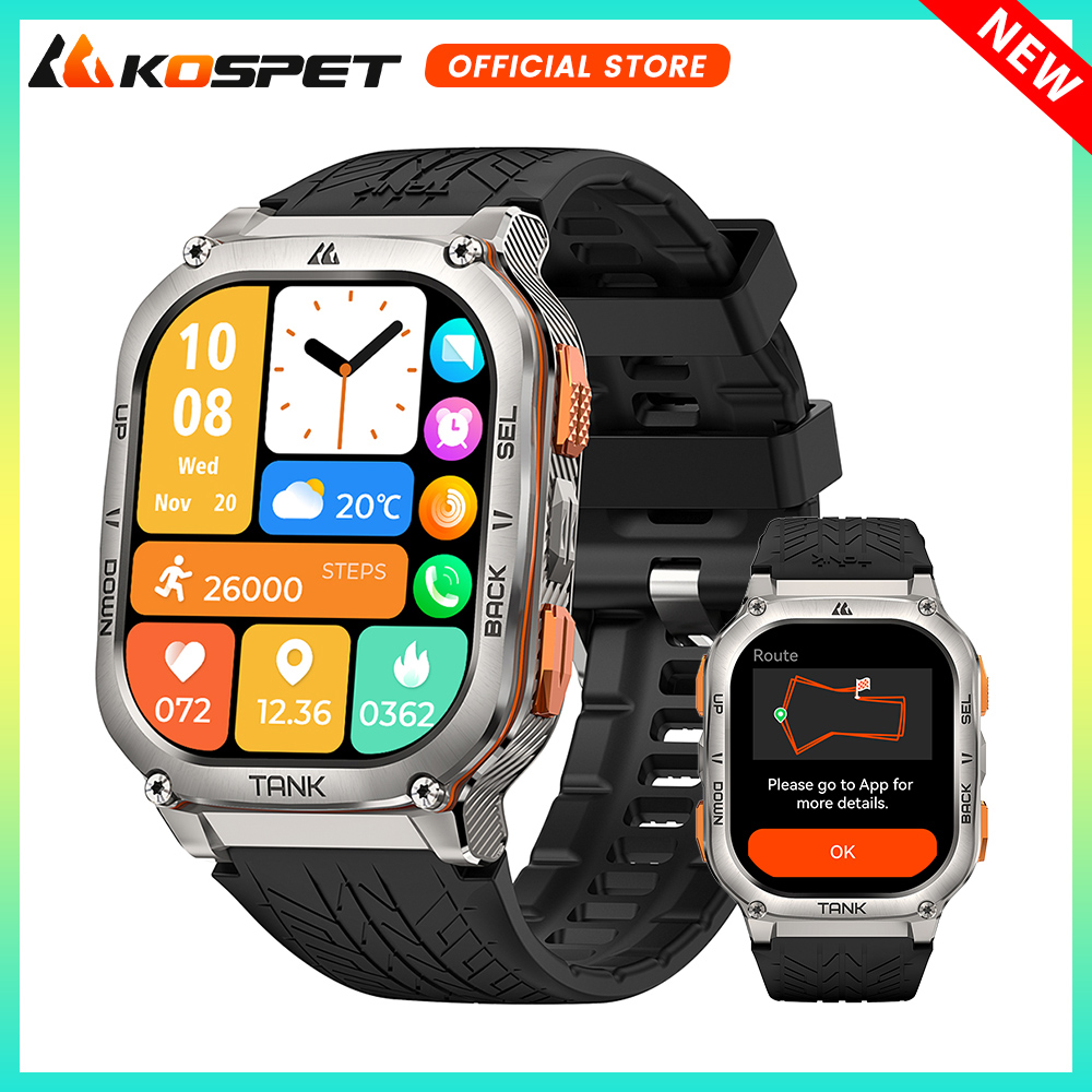 KOSPET TANK M3 Ultra GPS Smart - đánh giá và giá Do Oxygen Meter
